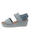 DJANGO & JULIETTE Sultans Denim Weave-Lea | Espadrilles