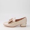 DJANGO & JULIETTE Grenada Blush Leather Jewels Heels | Loafers