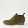 DJANGO & JULIETTE Foe Olive Suede Chelsea Boots | Boots