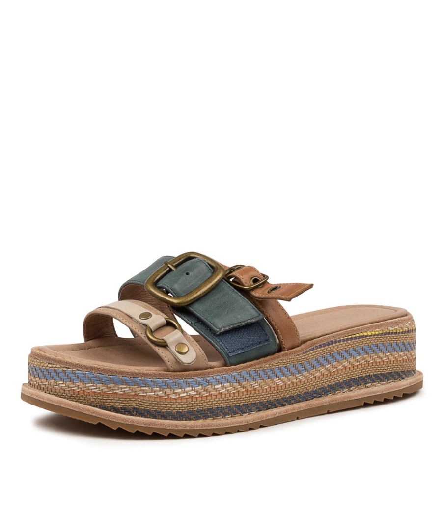 DJANGO & JULIETTE Vitan Blue Multi | Espadrilles