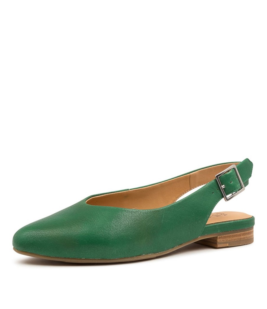 ZIERA Lisa W Emerald Leather | Comfort