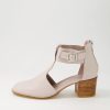 DJANGO & JULIETTE Murvin Pale Pink Leather Heels | Heels