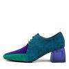 DJANGO & JULIETTE Marice Emerald Purple Leather Heels | Heels