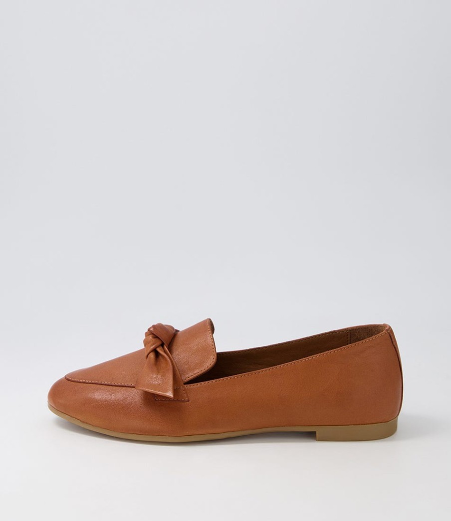 DIANA FERRARI Starna Tan Leather Loafers | Loafers