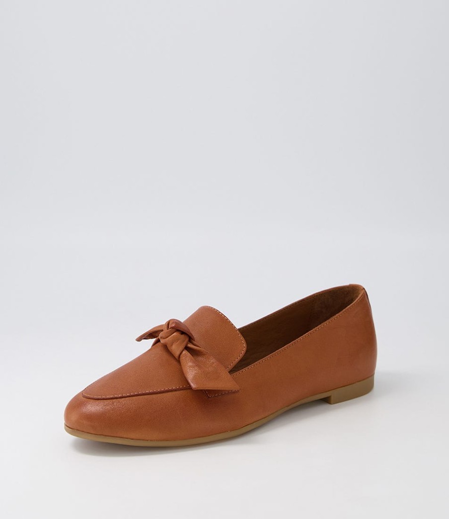 DIANA FERRARI Starna Tan Leather Loafers | Loafers