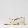 DJANGO & JULIETTE Viserys Almond Leather Heels | Loafers