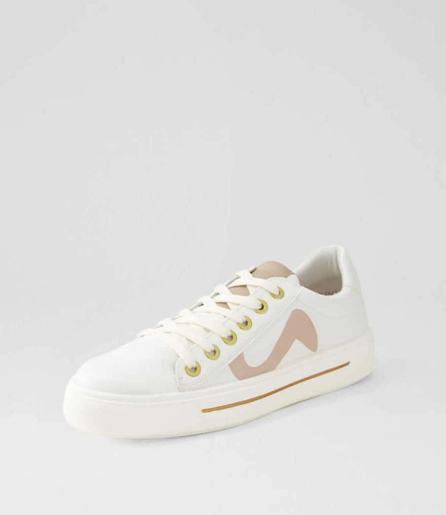 ARA Courtyard 402 Weiss Sand Leather Sneakers | Comfort