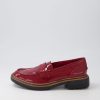 DJANGO & JULIETTE Benicio Dark Red Patent Leather Loafers | Loafers