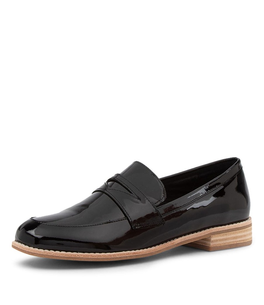 DJANGO & JULIETTE Avetta Dj Black Patent Leather | Loafers