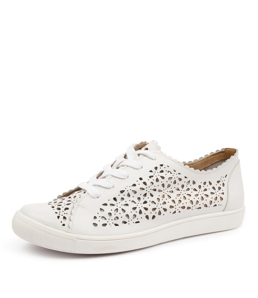 ZIERA Dima Xf White Leather | Sneakers