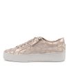 DJANGO & JULIETTE Laila Nude Frill Leather Sneakers | Sneakers