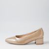 GABOR Kaja Nude Leather Heels | Comfort