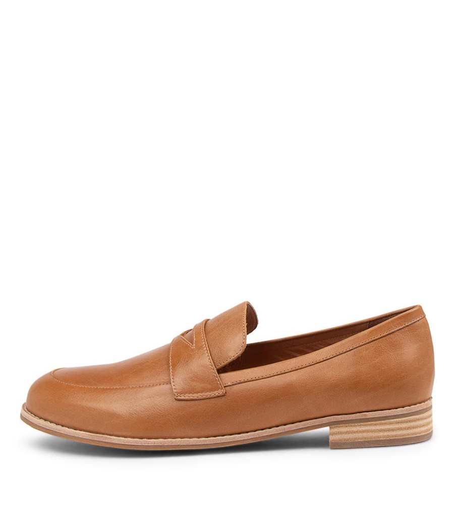 DJANGO & JULIETTE Avetta Lrg Tan Leather | Loafers