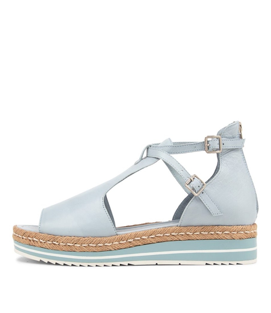 DJANGO & JULIETTE Alexys Denim Leather Espadrilles | Espadrilles