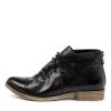 DJANGO & JULIETTE Kayley Black Leather | Boots