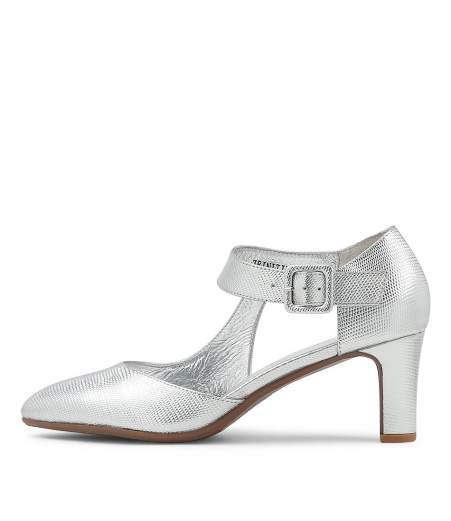 DJANGO & JULIETTE Trinities Silver Lizard Pump Heels | Heels