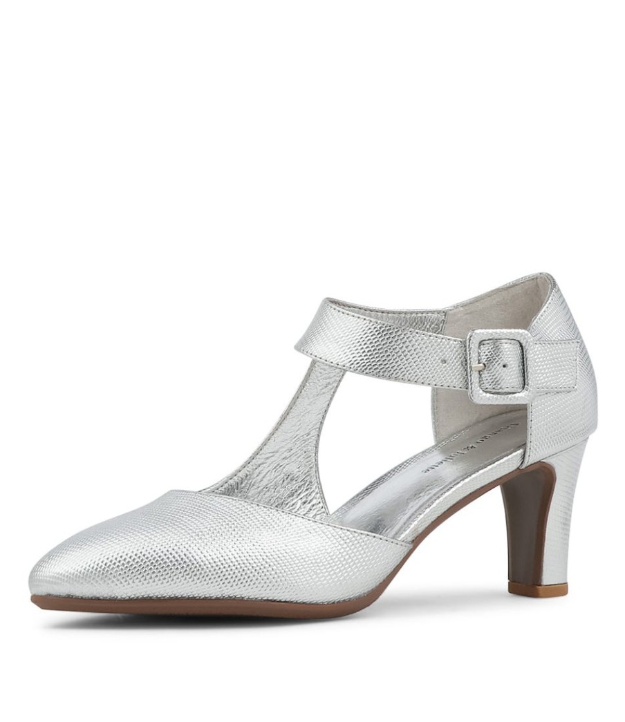 DJANGO & JULIETTE Trinities Silver Lizard Pump Heels | Heels