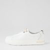 DJANGO & JULIETTE Wattel White Leather Sneakers | Sneakers