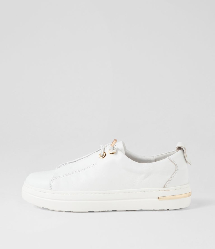 DJANGO & JULIETTE Wattel White Leather Sneakers | Sneakers