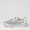 DJANGO & JULIETTE Fabia Silver Jewels Leather Sneakers | Sneakers