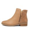 ZIERA Skylars Xf Latte Leather Ankle Boots | Boots