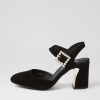 DJANGO & JULIETTE Kalsey Black Suede Heels | Heels