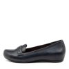 ZIERA Hadi W Navy Leather | Loafers