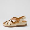 PIKOLINOS Cadaques 41 Marfil Leather Sandals | Wedges