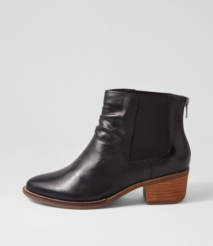 ZIERA Eltham Xf Black Leather Chelsea Boots | Boots