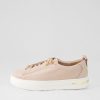 DJANGO & JULIETTE Wattel Rose White Leather Sneakers | Sneakers