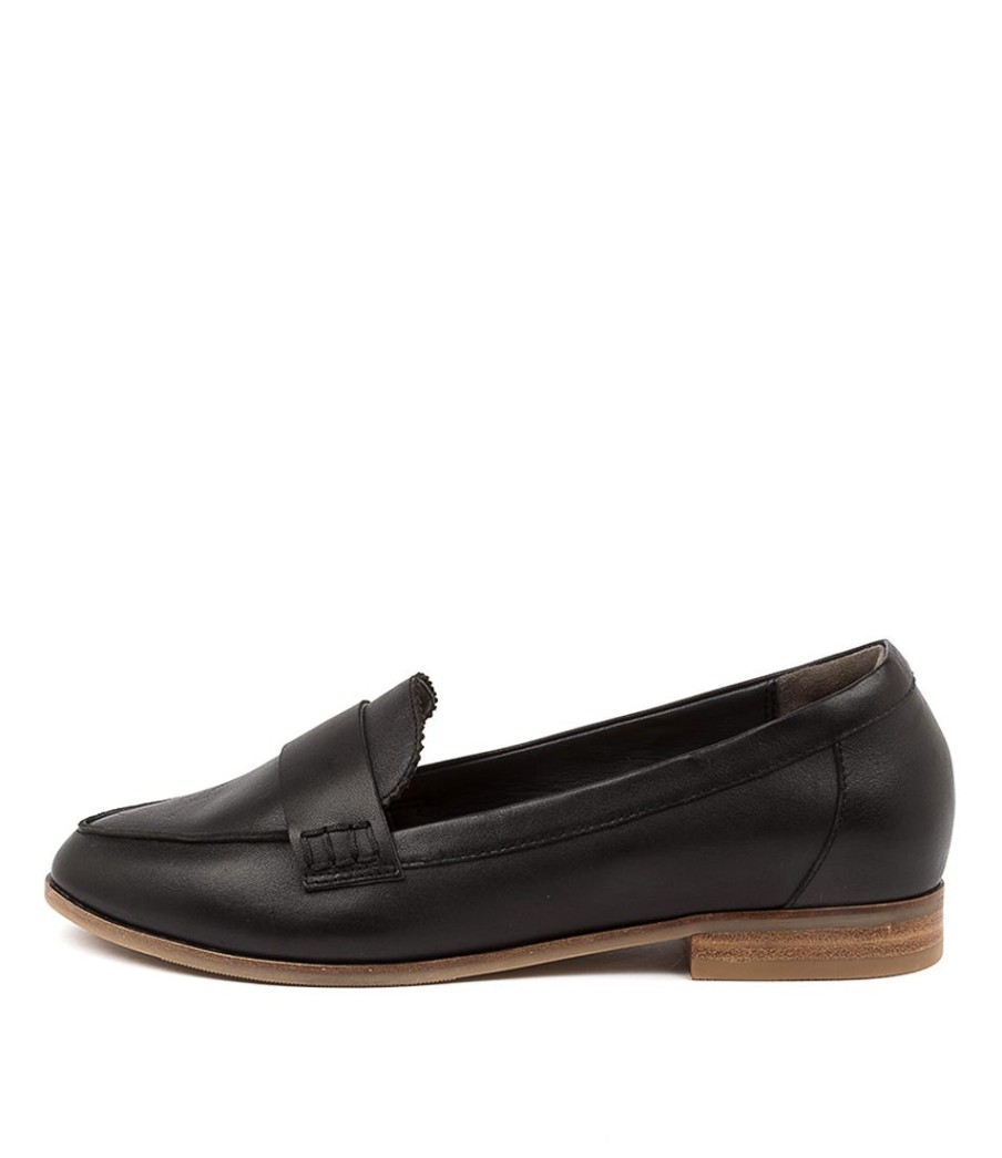 ZIERA Oreta Xw Black Leather | Loafers