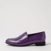 DJANGO & JULIETTE Gabrian Purple Patent Leather Loafers | Loafers