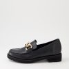 ZIERA Misima W Black Leather Loafers | Loafers