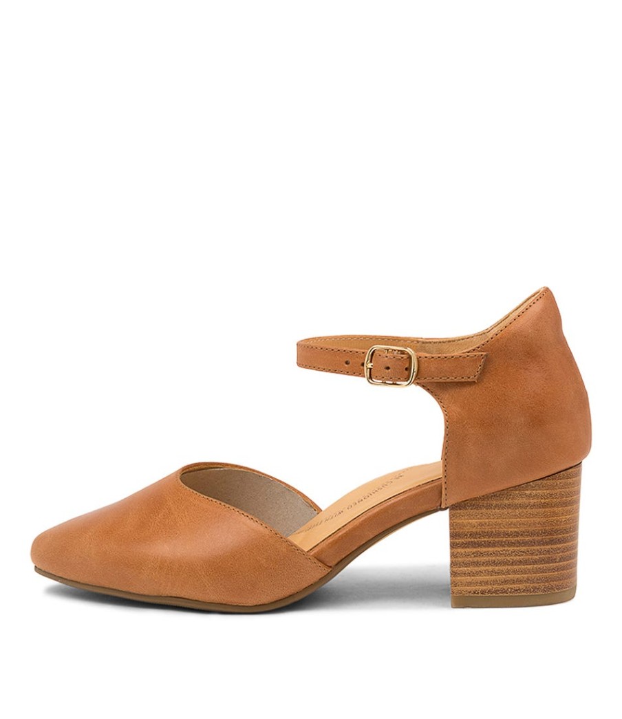 ZIERA Vitor W Tan Leather | Heels