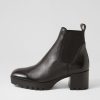 DJANGO & JULIETTE Dunkan Black Suede Chelsea Boots | Boots