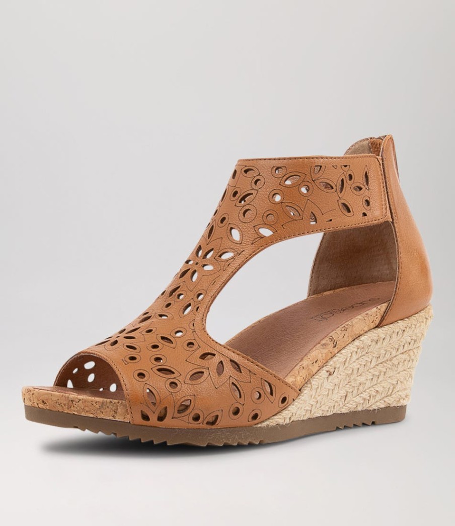 SUPERSOFT Albert Dark Tan Leather Espadrilles | Espadrilles