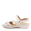 ZIERA Belta W White Leather | Wedges