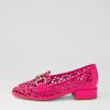 DJANGO & JULIETTE Vilis Hot Pink Leather Heels | Loafers