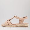 SUPERSOFT Petersoned Dark Nude Leather Espadrilles | Espadrilles