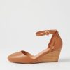 DIANA FERRARI Lorelei Tan Natural Heel Leather Heels | Heels