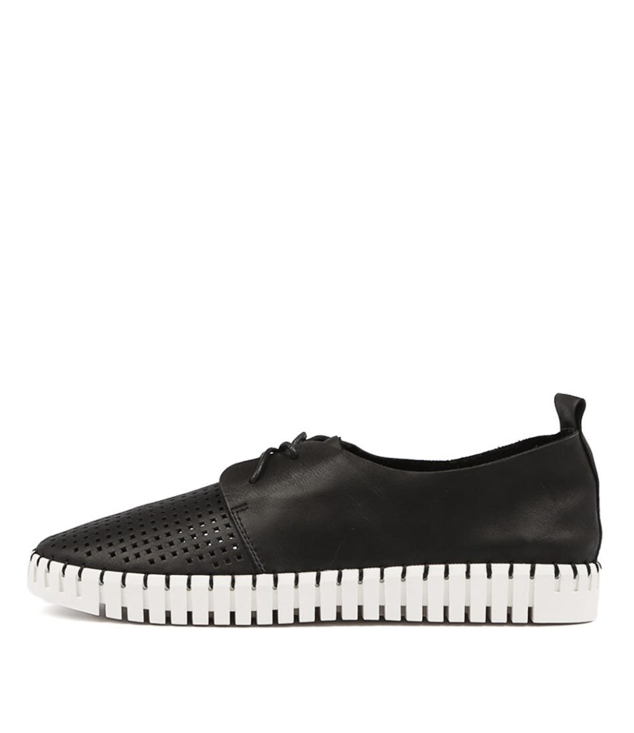 DJANGO & JULIETTE Huston Black Leather | Sneakers