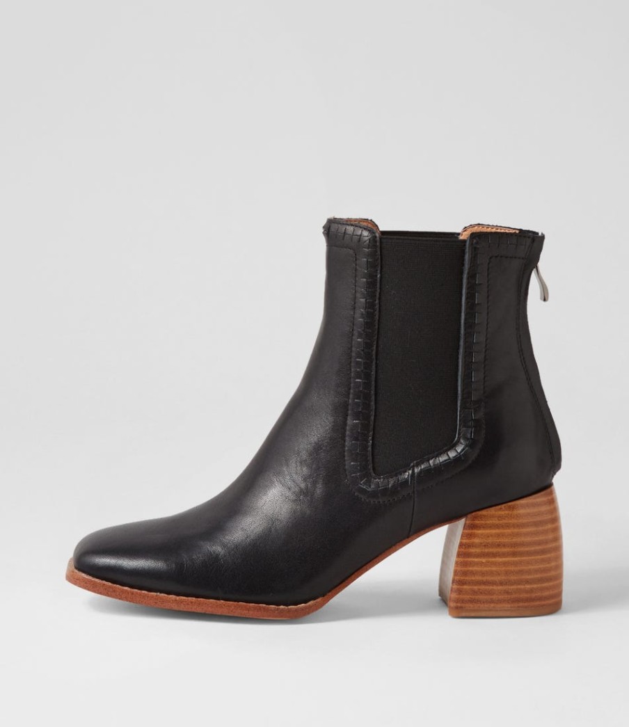 MOLLINI Played Black Natural Leather Chelsea Boots | Boots