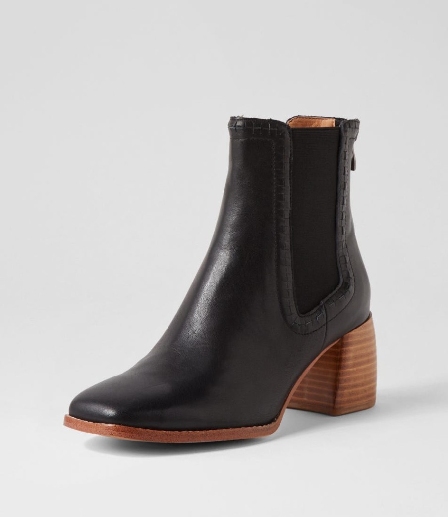 MOLLINI Played Black Natural Leather Chelsea Boots | Boots