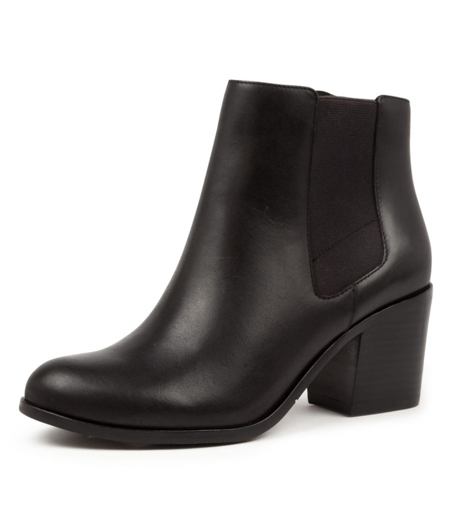 ZIERA Luck W Black Leather | Boots