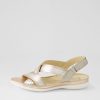 ZIERA Bellmont W Metallic Multi Leather Sandals | Flats