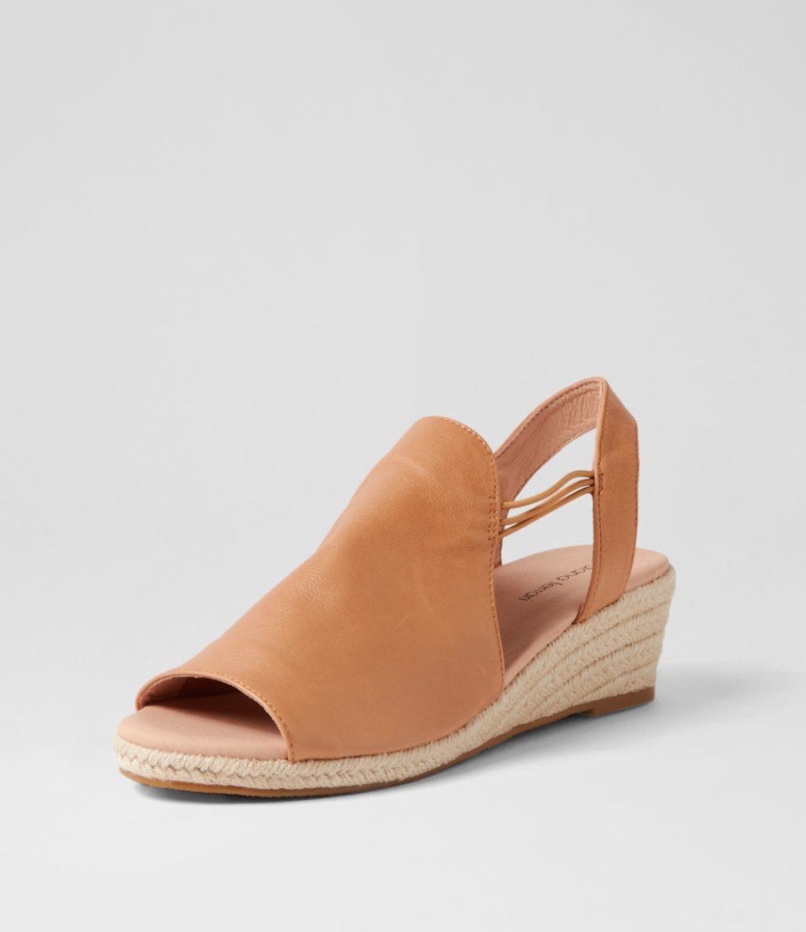 DIANA FERRARI Hlensia Dk Tan Leather | Espadrilles