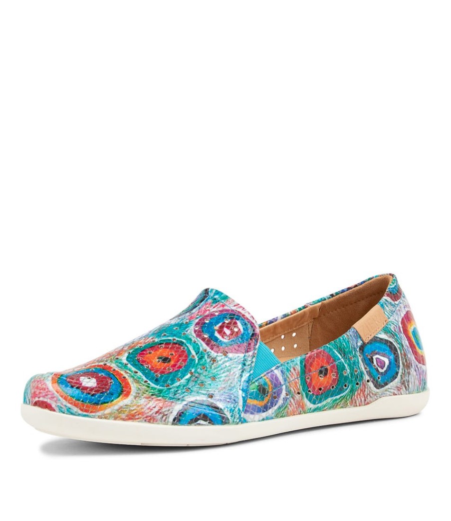 ZIERA Liana W Bright Patch Multi Loafers | Comfort