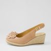 ZIERA Wawer W Cafe Leather Sandals | Wedges