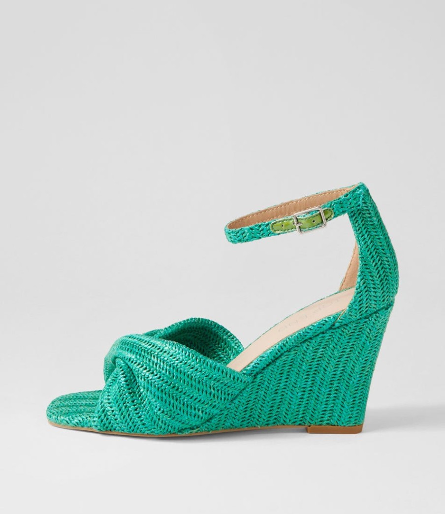 TOP END Kotio Emerald Synthetic Raffia Espadrilles | Espadrilles