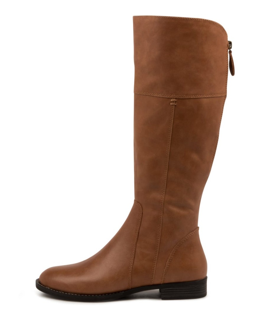 DJANGO & JULIETTE Prago Dj Cognac Leather | Boots